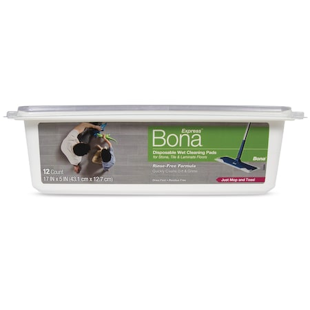 Bona Bona Express Disposable Wet Cleaning Pads Pads 12 pk AX0003576